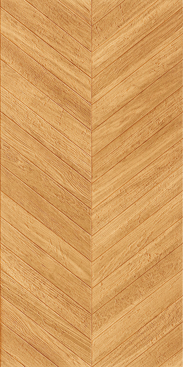 CHEVRON WOOD GOLD